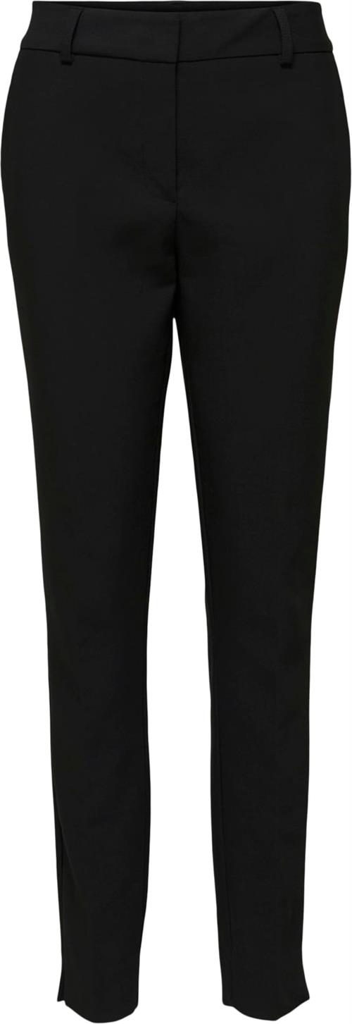 Se Selected Femme Slfrita MW Slim Pant Black B Noos Kvinde Sort Bukser Med Smalle Ben Str 40 - hos Magasin ved Magasin