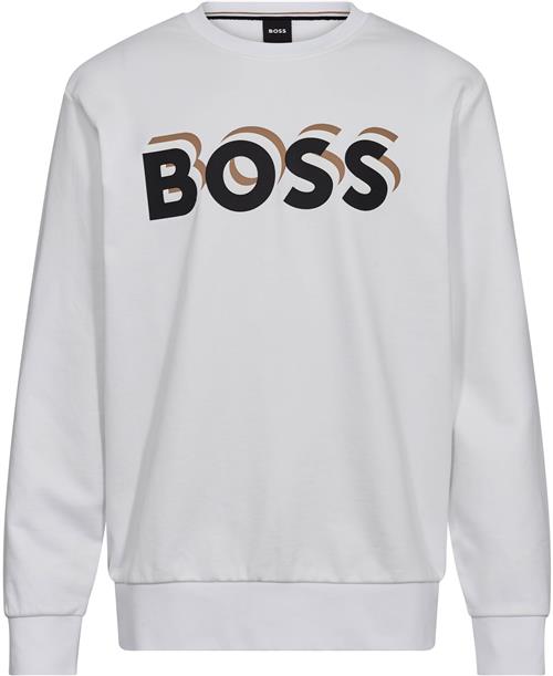 BOSS Soleri 07 Mand Hvid Sweatshirts Str XL - hos Magasin