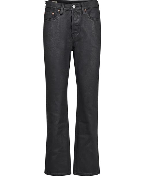 Levi's 501 WAX Coated Posh Party Kvinde Sort Flared Jeans Str W25/L28 - hos Magasin