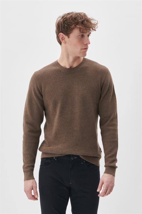 Matinique Malagoon Mand Morel Melange Sweaters Regular Fit Str S - hos Magasin