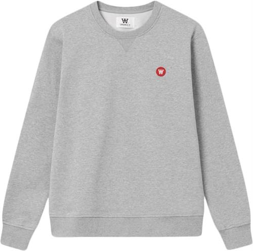 Wood Wood Tye Sweatshirt Mand Grey Melange Sweatshirts Str M - Bomuld hos Magasin