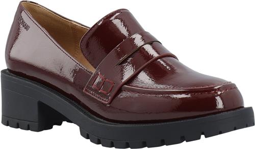 Bianco Biapearl Simple Penny Loafer Patent Aquarius Kvinde Burgundy Loafers Str 39 - hos Magasin