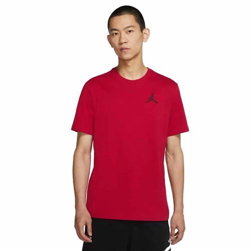 Se Nike Jordan Jumpman Tshirt Mand Red Kortærmede T-shirts Str S - Bomuld hos Magasin ved Magasin