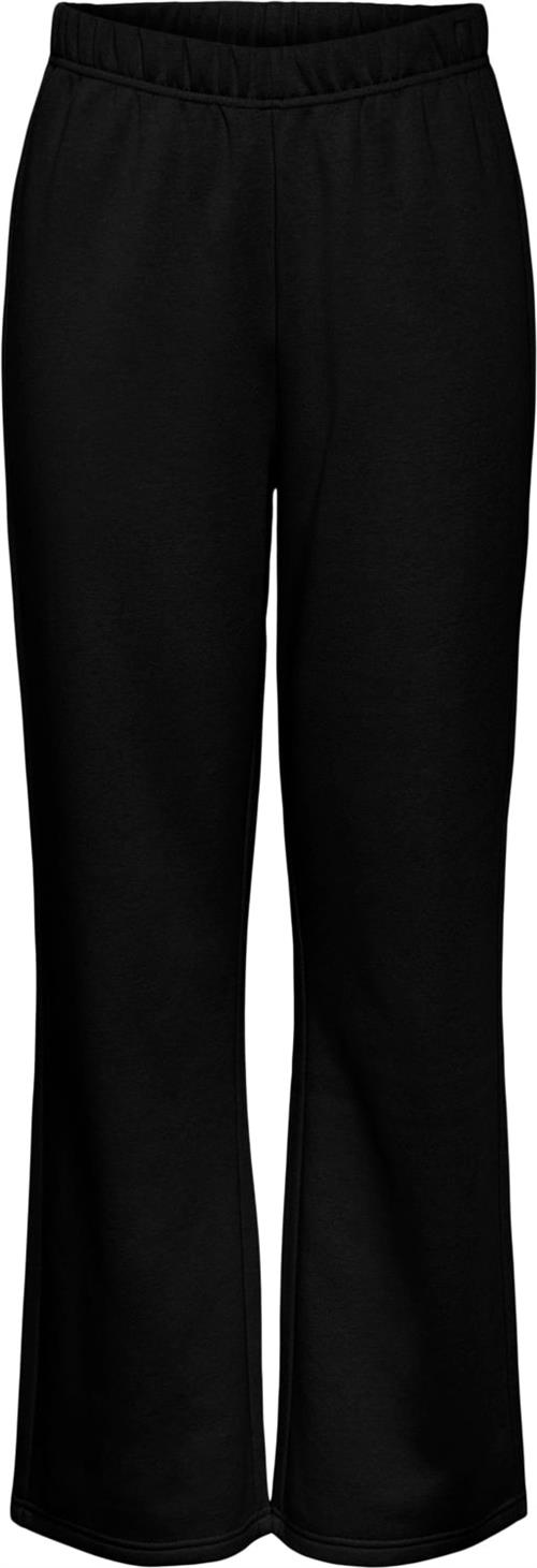 Pieces Pcchilli HW Wide Sweat Pants Noos B Kvinde Sort Sweatpants Str XS - hos Magasin