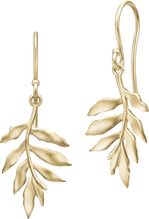 Julie Sandlau Little Tree of Life Earring Gold 22,1mm x 12,7mm - Ørehænger hos Magasin