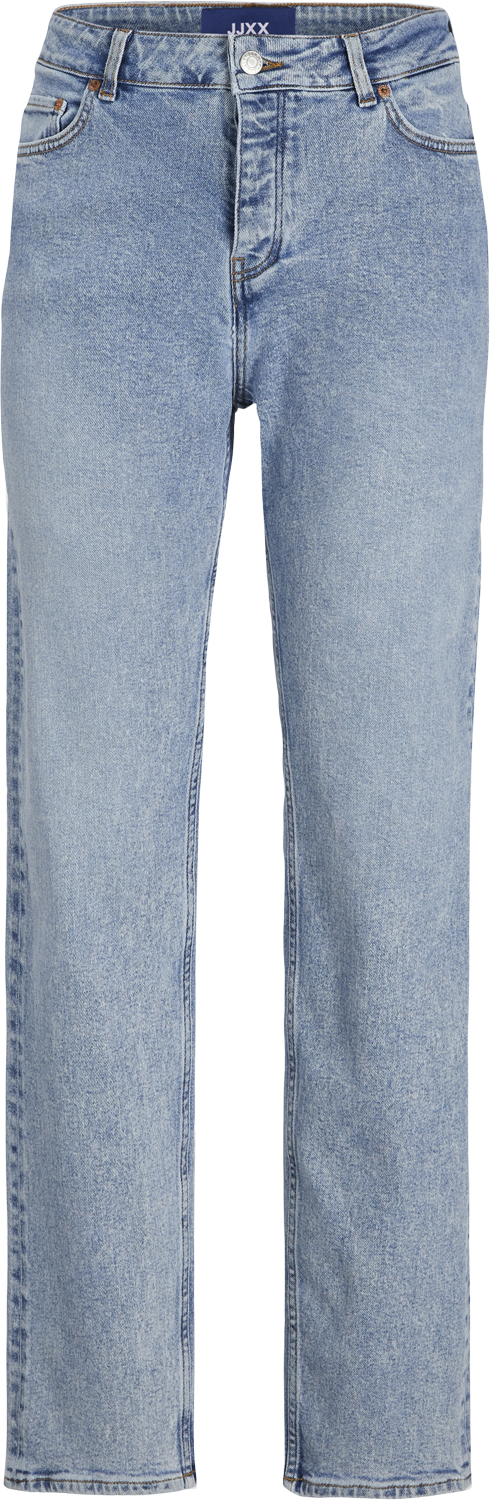 JJXX Jxseoul Straight MW Cc3003 Noos Kvinde Light Blue Denim Straight Jeans Str "27/""32" - hos Magasin