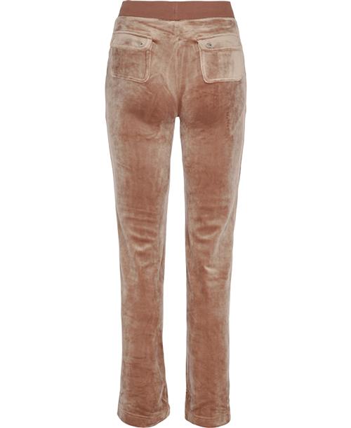 Se Juicy Couture Del Ray Classic Velour Pant Pocket Design Kvinde Acorn Sweatpants Str L Velour - hos Magasin ved Magasin