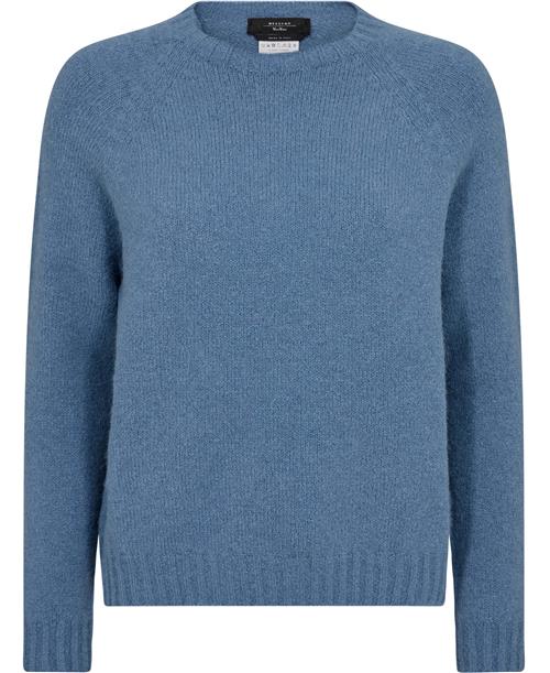 Se Weekend Max Mara Ghiacci Kvinde Blå Sweaters Str L - Bomuld hos Magasin ved Magasin