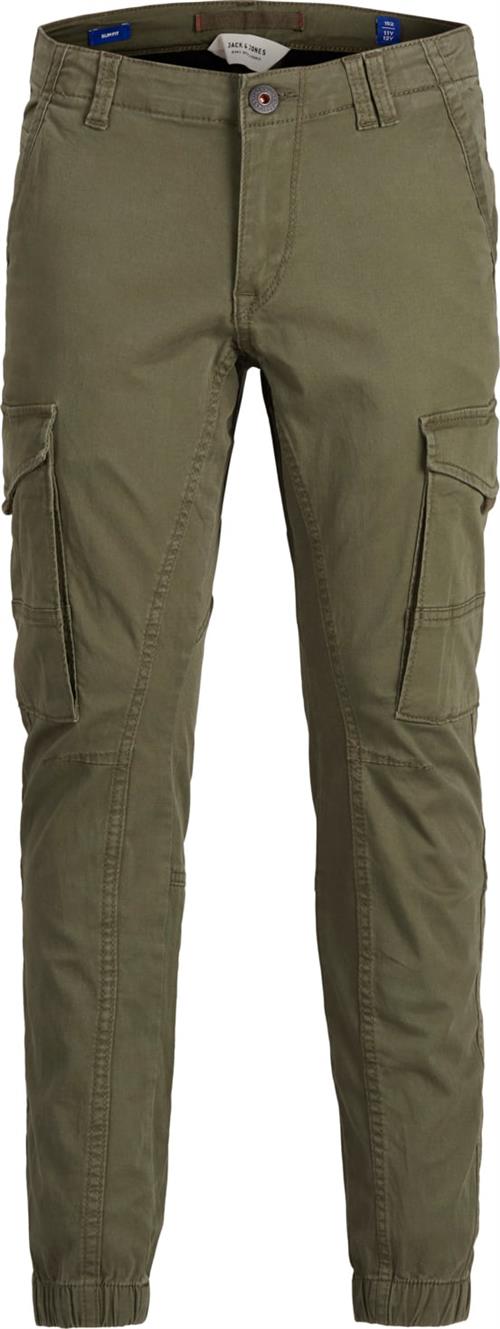 Se Jack & Jones Jjipaul Jjflake AKM 542 Olive N NOO Str 12 år / 152 cm - Olive Night Bukser hos Magasin ved Magasin