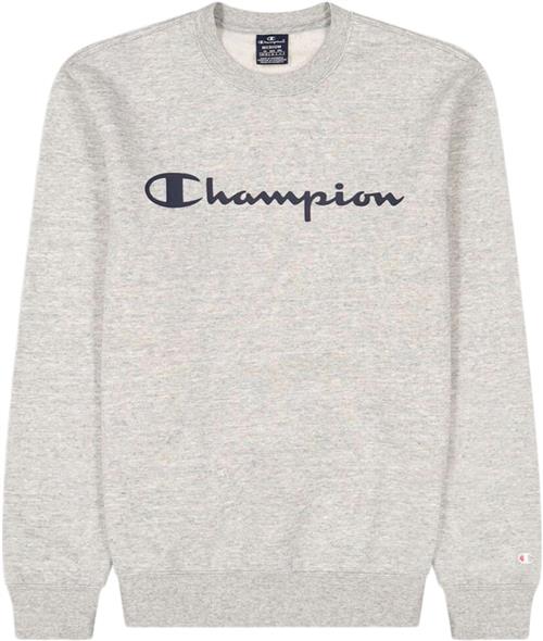 Se Champion Script Logo Fleece Sweatshirt XS - Sweatshirts hos Magasin ved Magasin