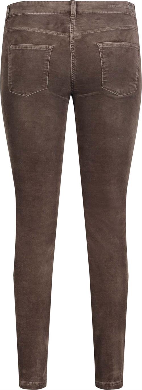 Se MAC Jeans Slim Kvinde Fawn Brown Bukser Med Smalle Ben Str W46 / L30 - hos Magasin ved Magasin