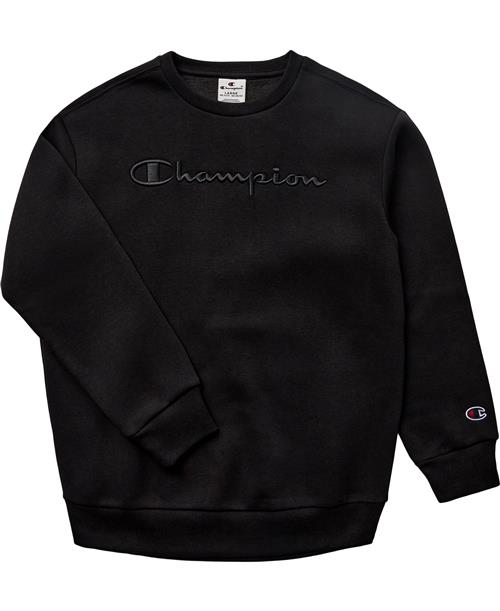 Se Champion Crewneck Sweatshirt Str L/152/ 11-13 år - Black Beauty Sweatshirts hos Magasin ved Magasin