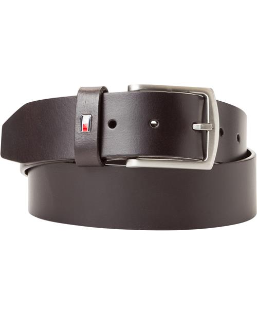 Se Tommy Hilfiger New Denton Belt Basic 105cm - Bælter Læder hos Magasin ved Magasin