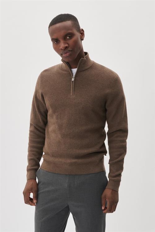 Se Matinique Malagoon Z Mand Morel Melange Sweaters Regular Fit Str M - hos Magasin ved Magasin