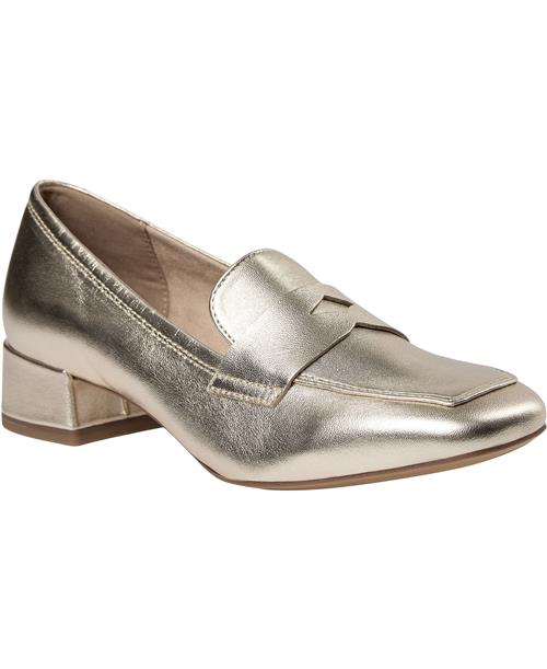 Tamaris 124309-42 Kvinde Gold Loafers Str 41 - hos Magasin