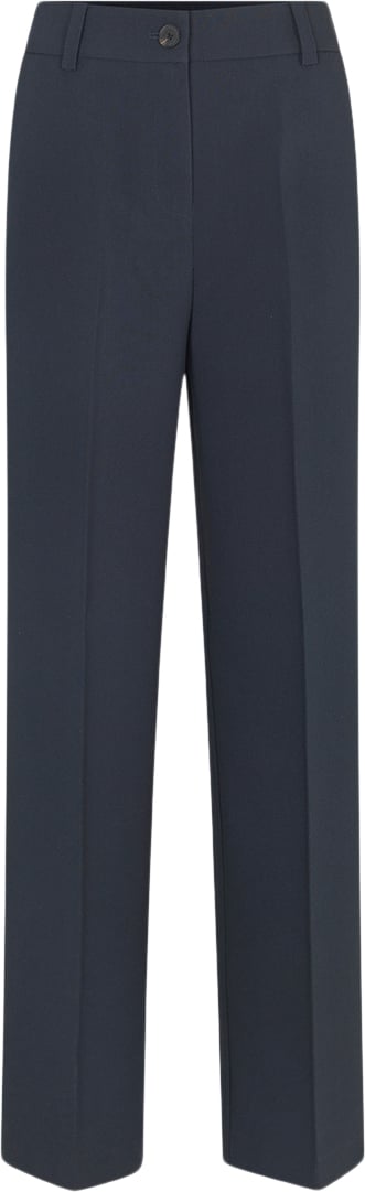 Modström Gale Pants Kvinde Midnight Blue Bukser Med Lige Ben Str S - hos Magasin