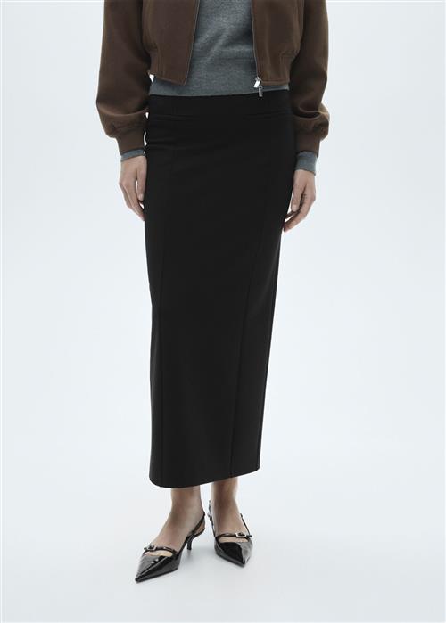 MANGO Long Pencil Skirt Kvinde Black Maxi Nederdele Str XXS - hos Magasin