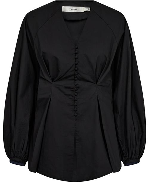 Se InWear Helveiw Blouse Kvinde Black Langærmede Bluser Str 40 - hos Magasin ved Magasin