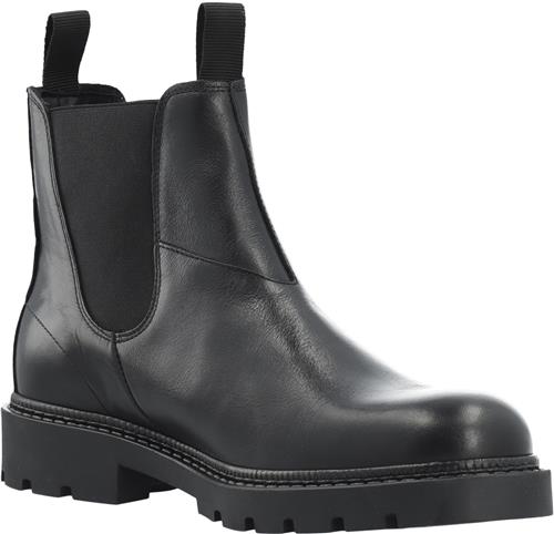 Bianco Biajeff Chelsea Boot Tumbled Leather Mand Black Chelsea Boots Str 41 - hos Magasin