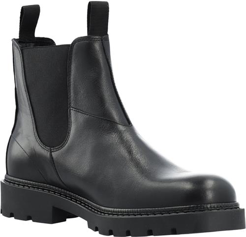 Bianco Biajeff Chelsea Boot Tumbled Leather Mand Black Chelsea Boots Str 44 - hos Magasin