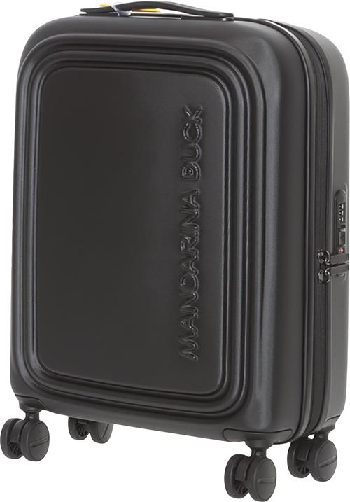 Se Mandarina Duck Logoduck + Trolley Cabin EXP / Black 40x55x20 - Kufferter hos Magasin ved Magasin