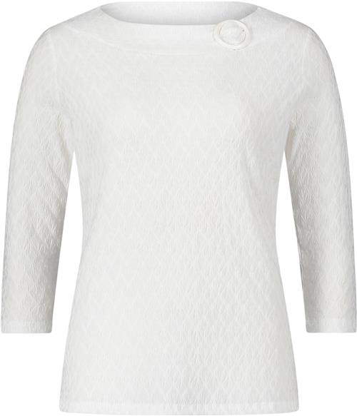 Betty Barclay Betty Barclay Shirt Kvinde Hvid Langærmede T-shirts Str 46 - hos Magasin