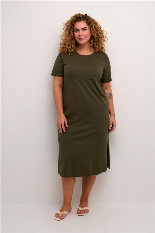 Kaffe Curve Kccaline Dress Kvinde 190414 Midi Kjoler Str S - hos Magasin