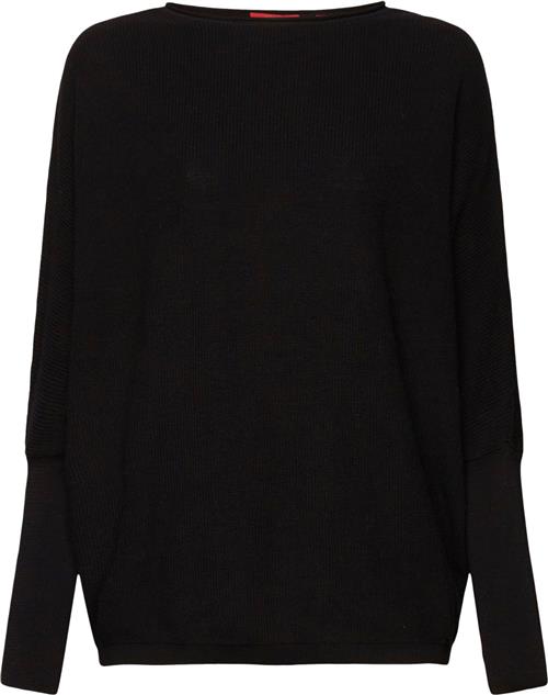 Esprit Batwing sw Kvinde Black Sweaters Str L - hos Magasin