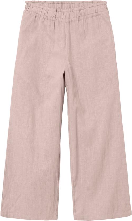 Name It Nkffalinnen Wide Pant Noos Str 152 - Sepia Rose Bukser hos Magasin