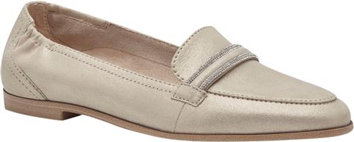 Se Tamaris 124211-42 Kvinde Champagne Loafers Str 40 - hos Magasin ved Magasin