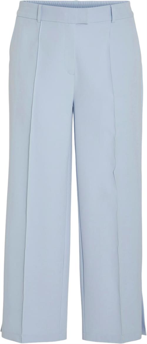 Evoked Vila Vistarry HW Pants/cur Kvinde Kentucky Blue Bukser Med Lige Ben Str 44 - hos Magasin