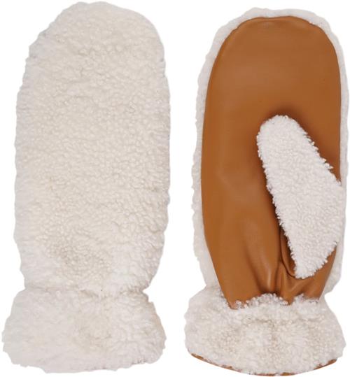 Lovelies Siena Shearling/ Leather Palm Mittens W/ Fleece Lining S - Vanter hos Magasin