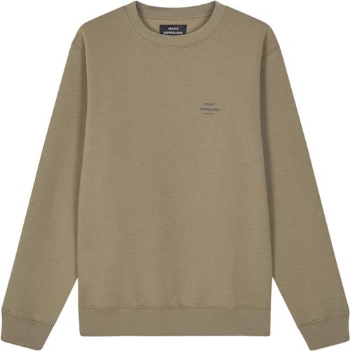 Se Mads Nørgaard - Copenhagen Standard Crew Logo Sweat Mand Brun Sweatshirts Str L - hos Magasin ved Magasin