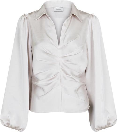 Neo Noir Mille Heavy Sateen Blouse Kvinde 124 Langærmede Bluser Str 36 - hos Magasin