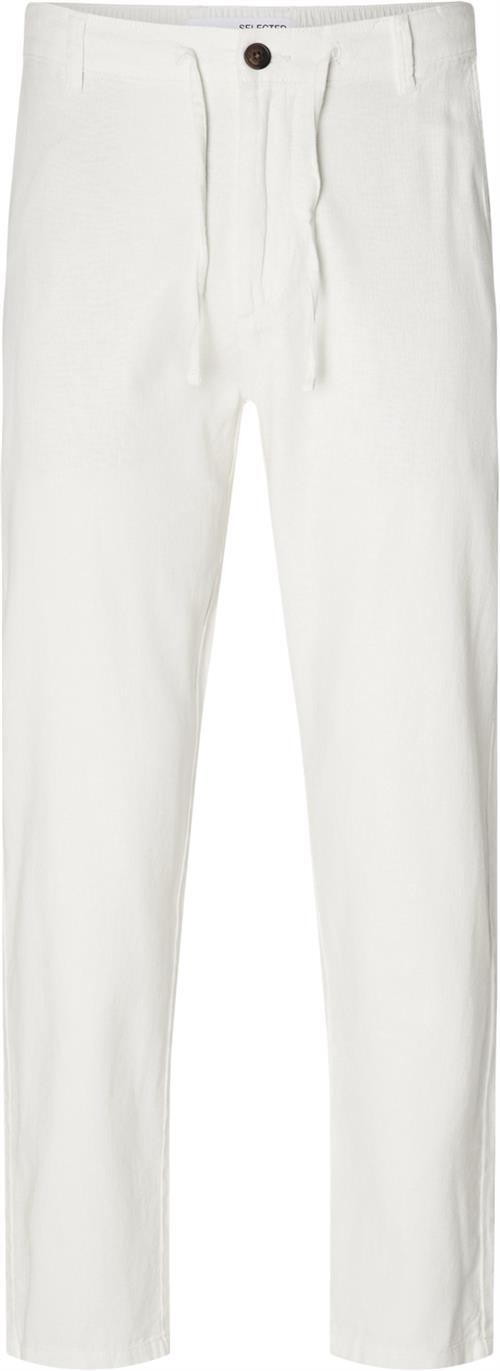 Selected Homme Slh172slimtape Brody Linen Pant NO Mand Blå Casual Bukser Slim Fit Str XS - Bomuld hos Magasin