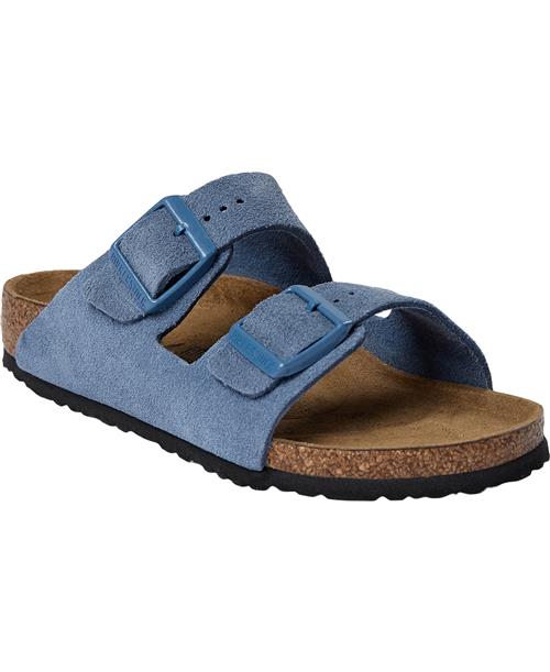 Se Birkenstock Arizona Kids Leve Elemental Blue Blue Sandaler Str 33 - hos Magasin ved Magasin