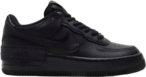 Se Nike air Force 1 Shadow Kvinde Black/black-black Sneakers Str 36,5 - Læder hos Magasin ved Magasin