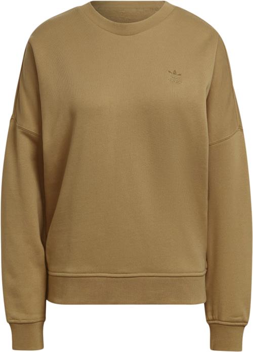 adidas Original Trefoil Sweater Kvinde Beige Sweatshirts Str 36 - Bomuld hos Magasin