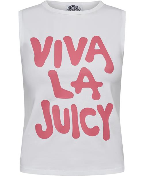 Juicy Couture Viva LA Juicy Tank Kvinde White Toppe Str S - hos Magasin