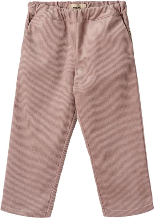 Wheat Cropped Bukser Tricia Str 4 år / 104 cm - Dry Rose Bukser Bomuld hos Magasin