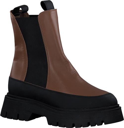 Se Tamaris 11-25461-29 Kvinde Cognac/black Chelsea Boots Str 38 - hos Magasin ved Magasin