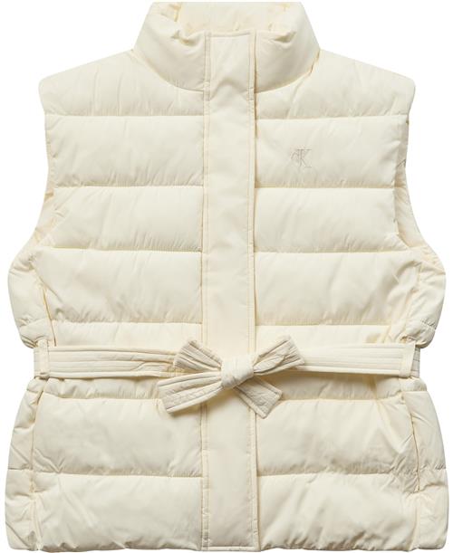 Se Calvin Klein Belted Puffer Vest Str 8 år - Yab Veste hos Magasin ved Magasin