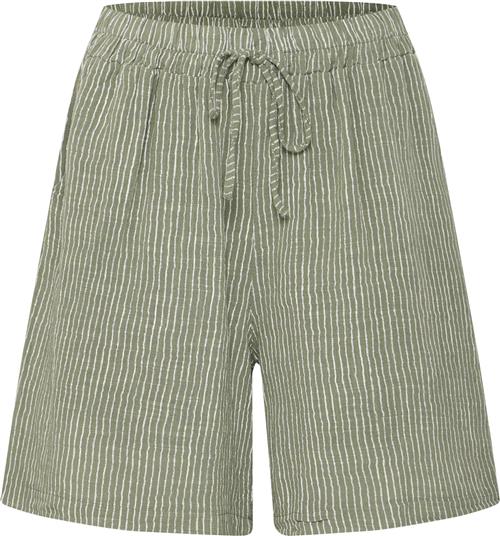 Sorbet Sbalexa Stripe Shorts Kvinde Sea Spray Bermudashorts Str L - hos Magasin