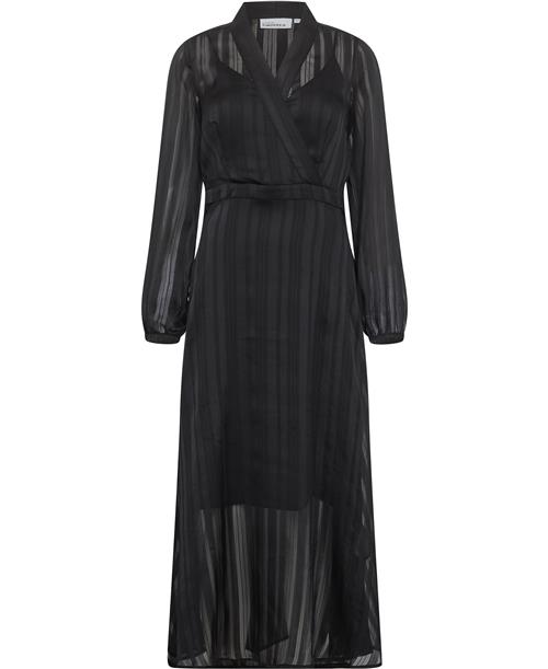 Karen by Simonsen Faxkb Dress Kvinde Meteorite Maxi Kjoler Str 40 - hos Magasin