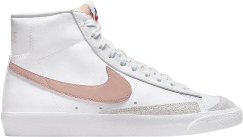 Nike Blazer mid '77 Kvinde White/pink Oxford-black-summit Sneakers Str 36,5 - Læder hos Magasin