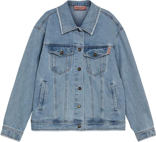 Designers Remix Girls G Miles Oversized Jacket Str 164 cm / 14 år - Light Denim Sommerjakker hos Magasin