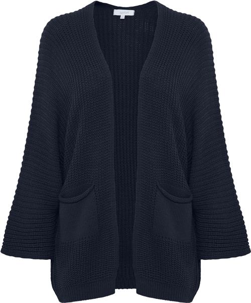 Se Sorbet Sbcarly Long Cardigan Kvinde Navy Blazer Cardigans Str S/M - hos Magasin ved Magasin