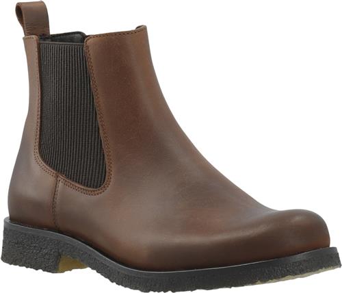 Se Cashott Casfreja Chelsea Boot Pull Up Leather Kvinde Cognac Chelsea Boots Str 42 - hos Magasin ved Magasin