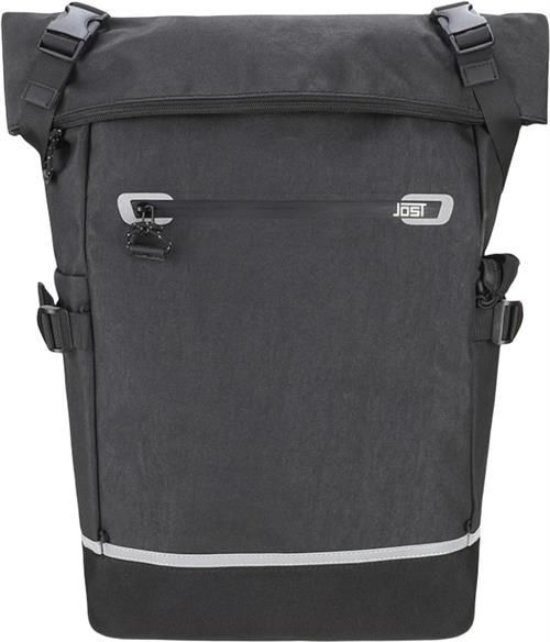 JOST Lillehammer Courier Backpack Black 31x44x15cm - Rygsække hos Magasin