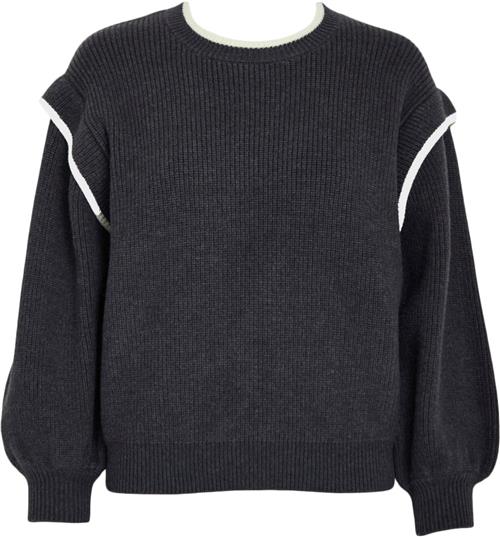 Se Minus Jayla Knit Pullover Kvinde Nine Iron Gray Sweaters Str XS - hos Magasin ved Magasin